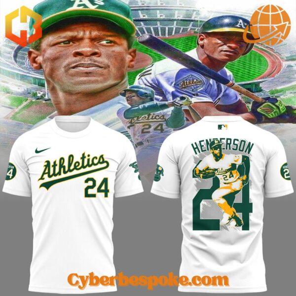 The Oakland Athletics Rickey Henderson Forever Hoodie ( ) delivers softness, breathability, and vibrant all-over prints.