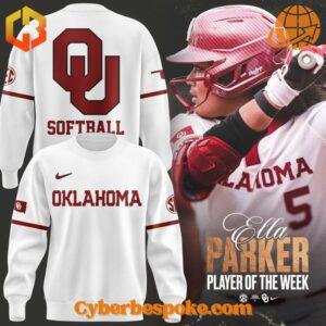 Oklahoma Sooners Ella Parker Shirt Classic cotton apparel with a comfortable fit