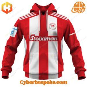 Versatile Olympiacos Fc Home Jersey Hoodie designed for everyday wear and effortless style.