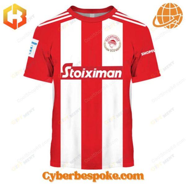 Versatile Olympiacos Fc Home Jersey Hoodie designed for everyday wear and effortless style.