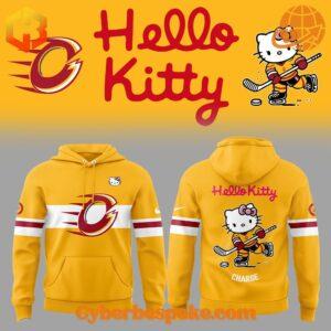 Wear the extraordinary with the Ottawa Charge Hello Kitty Sweatshirt – hyper-detailed 3D prints that last.