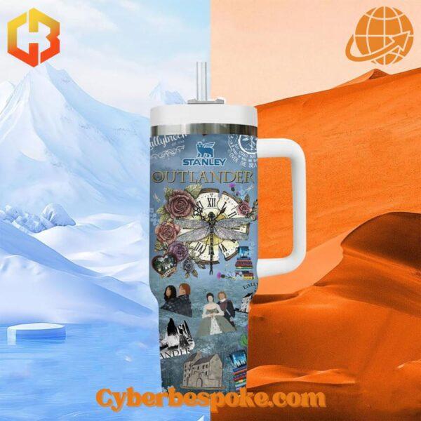 The perfect Outlander La Dame Blanche Tumbler Oz for keeping drinks hot or cold, wherever you go.