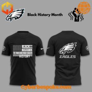 The Philadelphia Eagles Celebrate Black History Month Shirt delivers softness, breathability, and vibrant all-over prints.