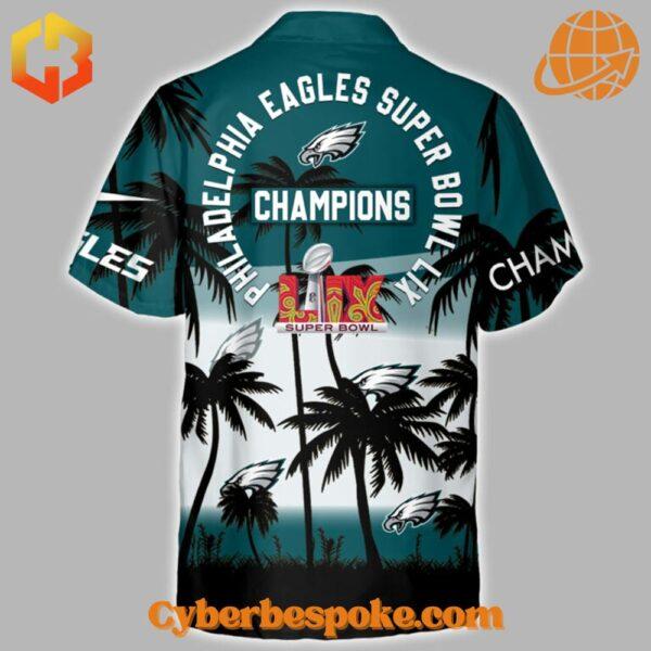 Experience fashion in a new dimension with the Philadelphia Eagles Champions Super Bowl Lix Hawaiian Shirt – wear the unexpected.