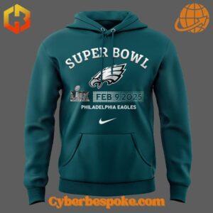 Express yourself with the Philadelphia Eagles Nfl Super Bowl Lix Champions Hoodie – high-definition colors meet all-day comfort.