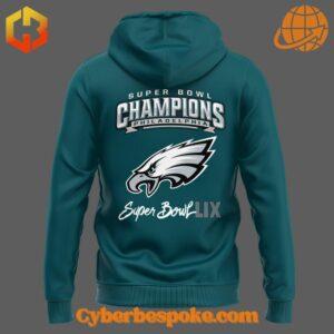 Express yourself with the Philadelphia Eagles Nfl Super Bowl Lix Champions Hoodie – high-definition colors meet all-day comfort.