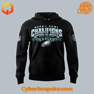 Experience fashion in a new dimension with the Philadelphia Eagles Super Bowl Lix Champions Hoodie – wear the unexpected.