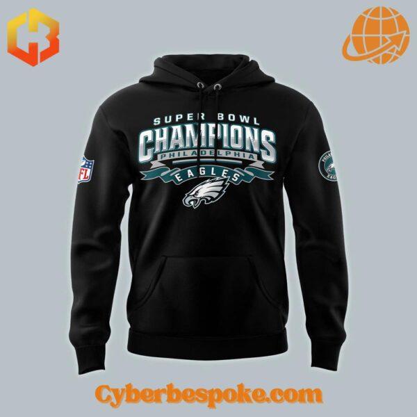 Experience fashion in a new dimension with the Philadelphia Eagles Super Bowl Lix Champions Hoodie – wear the unexpected.