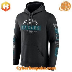 Step into vibrant style with the Philadelphia Eagles Super Bowl Lix Champions Hoodie