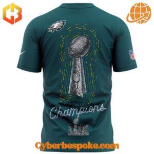 Experience fashion in a new dimension with the Philadelphia Eagles Super Bowl Lix Champions Shirt – wear the unexpected.