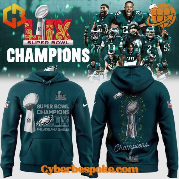 Experience fashion in a new dimension with the Philadelphia Eagles Super Bowl Lix Champions Shirt – wear the unexpected.