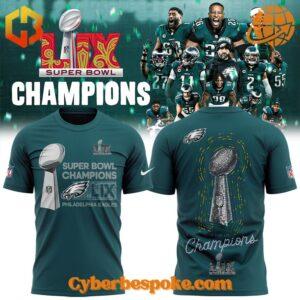 Experience fashion in a new dimension with the Philadelphia Eagles Super Bowl Lix Champions Shirt – wear the unexpected.