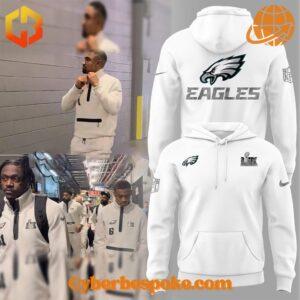 Stand out with the Philadelphia Eagles Super Bowl Lix Opening Night Hoodie – bold, vibrant, and designed to impress."