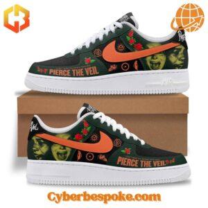 The Pierce The Veil Nike Air Force Shoes combines all-day comfort with next-level style