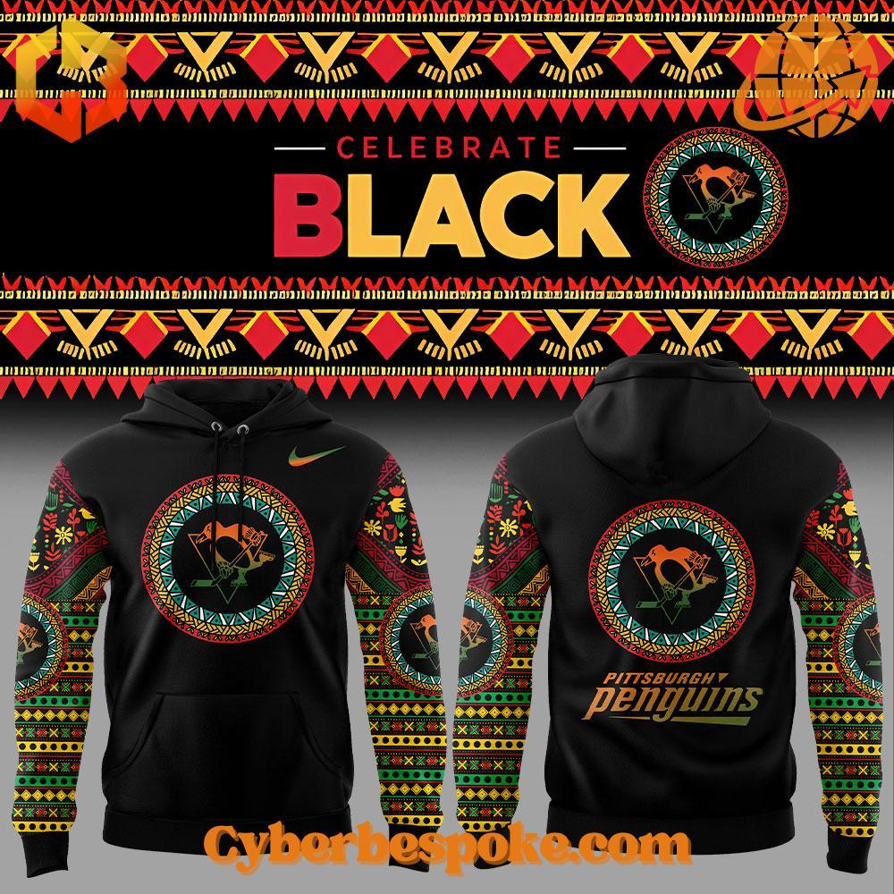 Pittsburgh Penguins Black History Month Hoodie Soft and Classic Style with an Pittsburgh Penguins Black History Month Hoodie