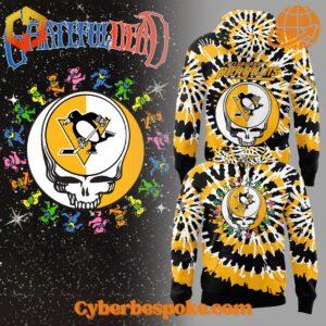 Break the boundaries of traditional fashion with the Pittsburgh Penguins Grateful Dead Hoodie.