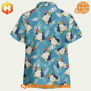 Soft and Classic Style with an Pokemon Snorlax Tropical Beach Hawaiian Shirt