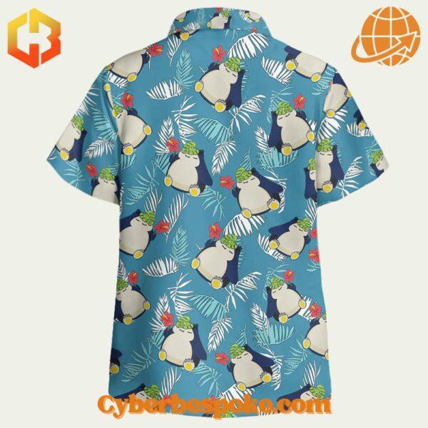 Soft and Classic Style with an Pokemon Snorlax Tropical Beach Hawaiian Shirt