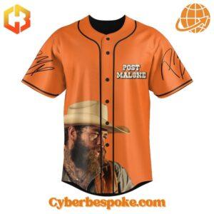 Stand out with the Post Malone Jelly Roll The Big Ass Stadium Tour Baseball Jersey – bold, vibrant, and designed to impress.