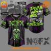 Experience fashion in a new dimension with the Punk In Drublic Nofx Baseball Jersey – wear the unexpected.