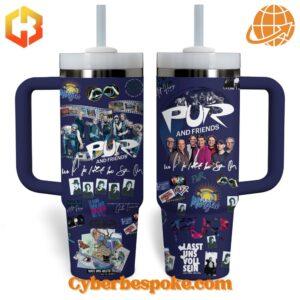 Step into vibrant style with the Pur & Friends Auf Schalke Stanley Tumbler