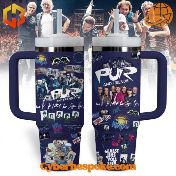 Step into vibrant style with the Pur & Friends Auf Schalke Stanley Tumbler