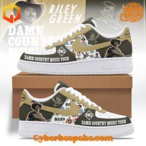 The Riley Green Damn Country Music Tour Nike Air Force Shoes keeps you ahead of the game.