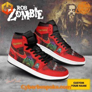 Step up your sneaker game with the sleek and stylish Rob Zombie Air Jordan High.