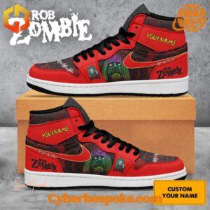 Step up your sneaker game with the sleek and stylish Rob Zombie Air Jordan High.