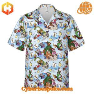 Experience fashion in a new dimension with the Robin Hood Characters Hawaiian Shirt – wear the unexpected.