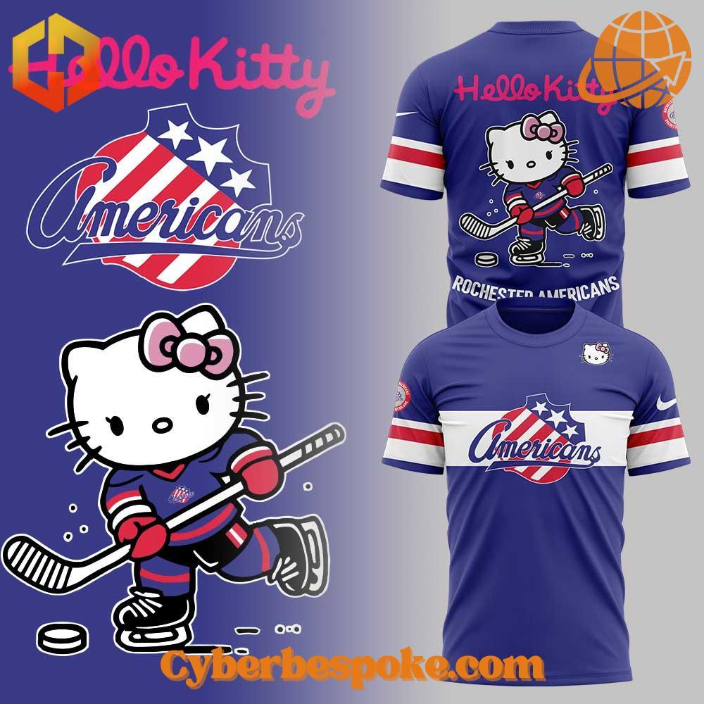 Rochester Americans Hello Kitty Hoodie Wear the extraordinary with the Rochester Americans Hello Kitty Hoodie – hyper-detailed 3D prints that last.