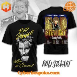 Unisex Rod Stewart One Last Time Shirt simple design, easy to style