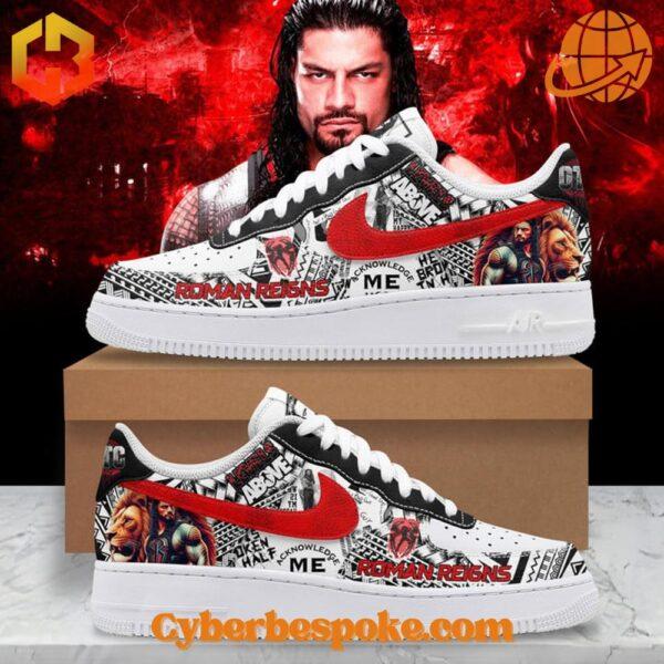 Step into art with the Roman Reigns Otc Nike Air Force Shoes – vibrant, detailed, and made to stand out.