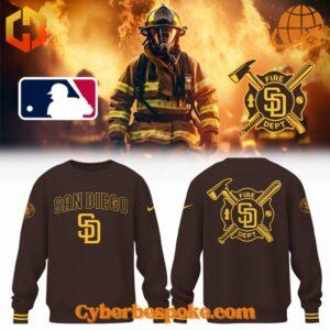 The perfect blend of style and comfort – San Diego Padres Firefighter Appreciation Night Hoodie