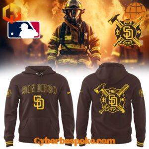 The perfect blend of style and comfort – San Diego Padres Firefighter Appreciation Night Hoodie