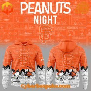 The 1 San Francisco Giants 75th Anniversary Of Peanuts Hoodie combines a modern fit, premium texture, and breathable comfort