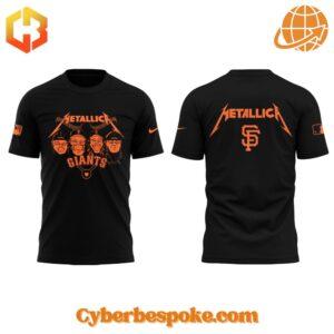 Lightweight and comfortable San Francisco Giants Metallica Black Hoodie perfect for everyday wear