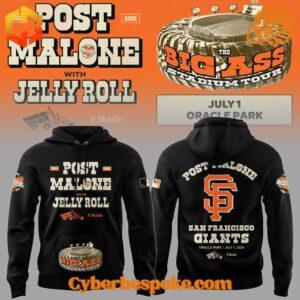 Unisex San Francisco Giants Post Malone Big Ass Stadium Tour Hoodie simple design, easy to style