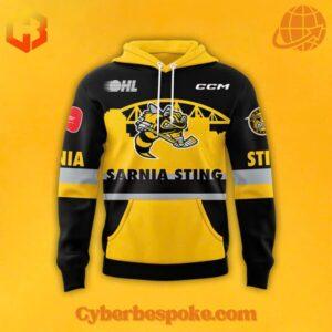 The Sarnia Sting Real Canadian Superstore Hoodie combines softness, style, and a perfect fit for any occasion.