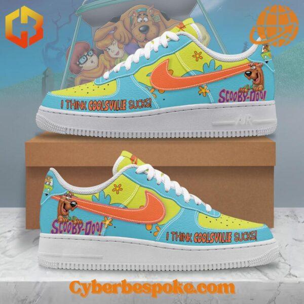 Bold design, cloud-like comfort – Scooby Doo I Think Coolsville Nike Air Force Shoes blends vibrant color with lightweight wearability.