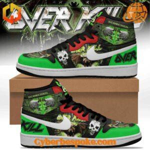 Scorched Overkill Air Jordan High Shoes – high-definition prints, breathable fit, and cushioned sole.