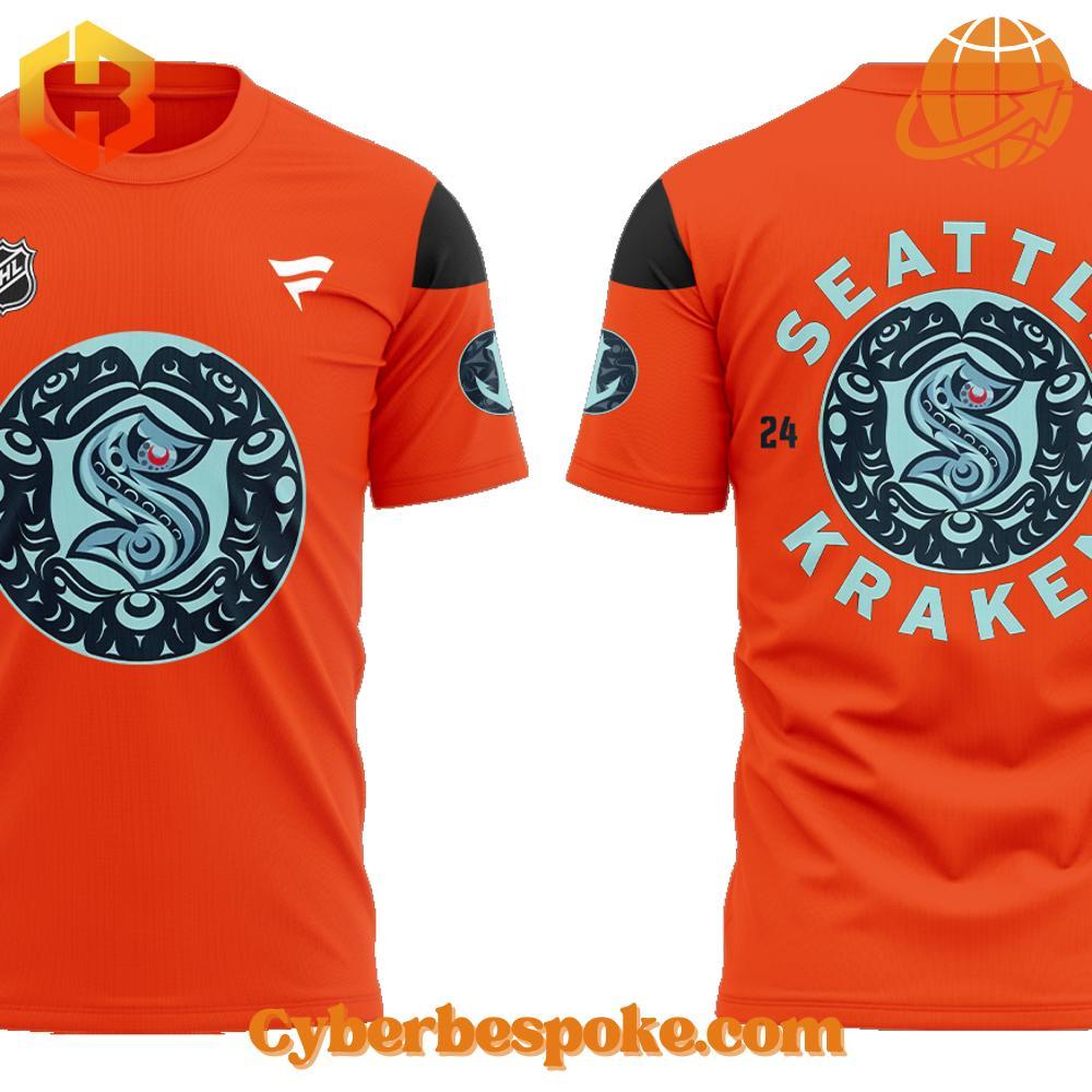 Seattle Kraken Indigenous Peoples Hoodie A soft cotton Seattle Kraken Indigenous Peoples Hoodie eaturing a minimalist design.