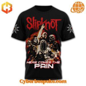 Unisex Slipknot Here Comes The Pain Shirt simple design, easy to style