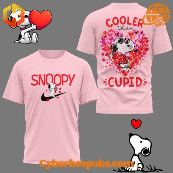 Soft and Classic Style with an Snoopy Cooler Than Cupid Valentine Shirt