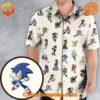 Elevate your footwear game with the sleek and stylish Sonic The Hedgehog Characters Version Hawaiian Shirt