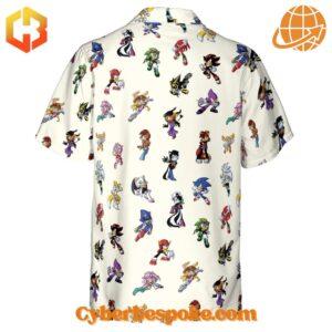 Elevate your footwear game with the sleek and stylish Sonic The Hedgehog Characters Version Hawaiian Shirt