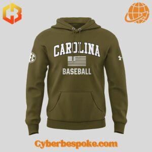 The South Carolina Gamecocks Baseball Salute To Service Hoodie blends comfort, quality, and modern design