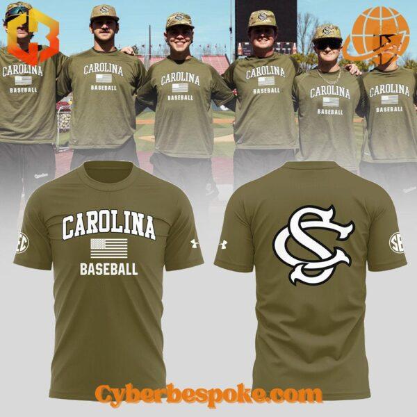 The South Carolina Gamecocks Baseball Salute To Service Hoodie blends comfort, quality, and modern design