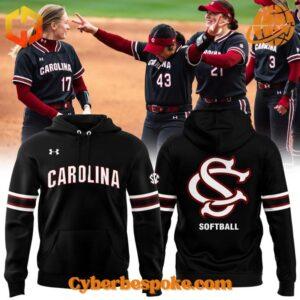 The 1 South Carolina Gamecocks Women Softball 2025 Hoodie blends comfort, quality, and modern design