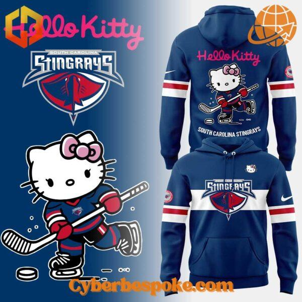 Break the boundaries of traditional fashion with the South Carolina Stingrays Hello Kitty Shirt.